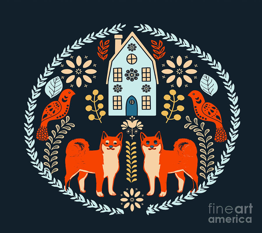 Seamless Fox Pattern by Noirty Designs