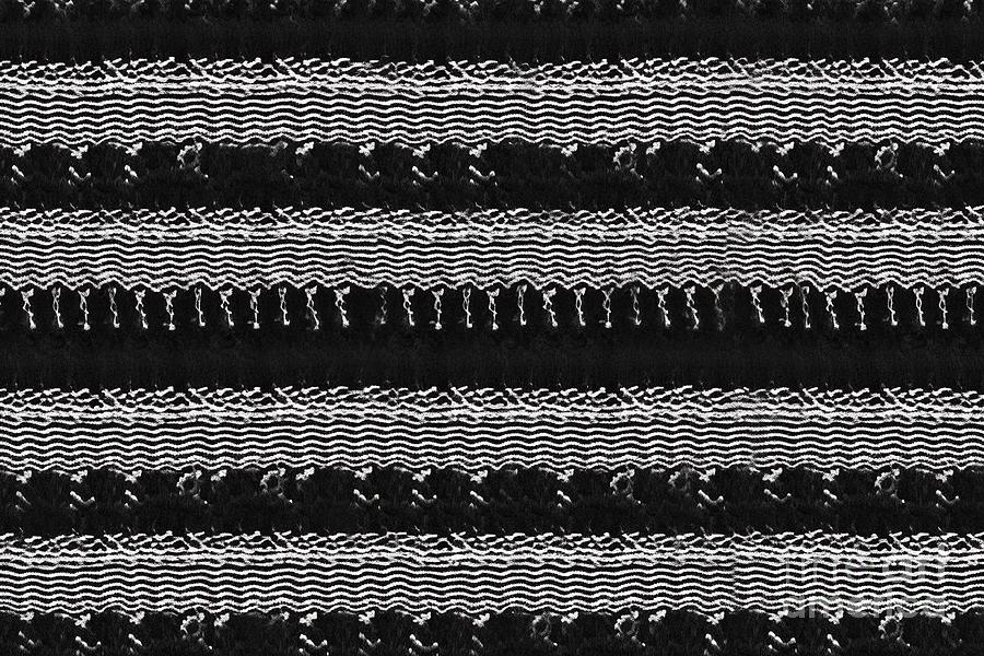 Vintage Painting - Seamless Horizontal Stripe Wool Knit Fabric Background Texture Tileable Black And White Monochrome Greyscale Knitted Sweater Scarf Or Cozy Winter Socks Pattern Woolen Crochet Textile 3d Rendering by N Akkash