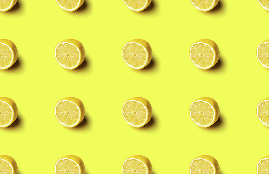Seamless lemon pattern Photograph by Fabiano Di Paolo
