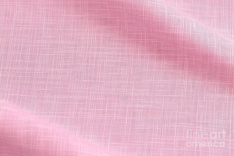 Abstract Painting - Seamless Light Pastel Pink Linen Textile Background Texture Abstract Cloth Fabric Panoramic Backdrop For A Girl S Birthday Banner Baby Shower Design Or Nursery Room Wallpaper Pattern 3d Rendering by N Akkash