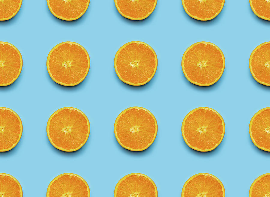 Seamless orange pattern Photograph by Fabiano Di Paolo