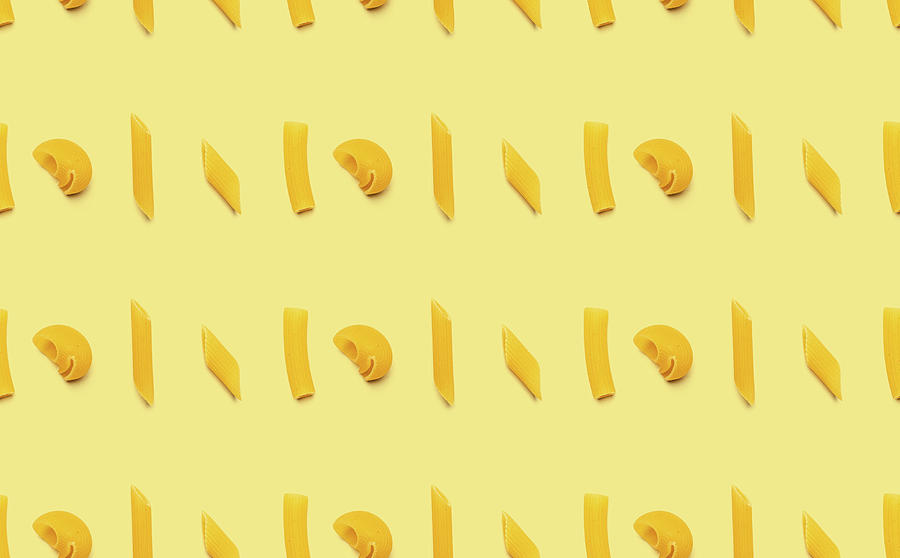 Seamless pasta pattern Photograph by Fabiano Di Paolo