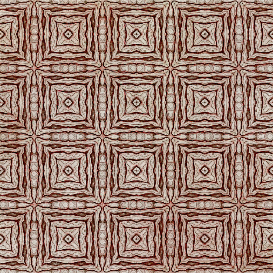 Seamless Pattern - Brown Bagging Digital Art by Leslie Montgomery