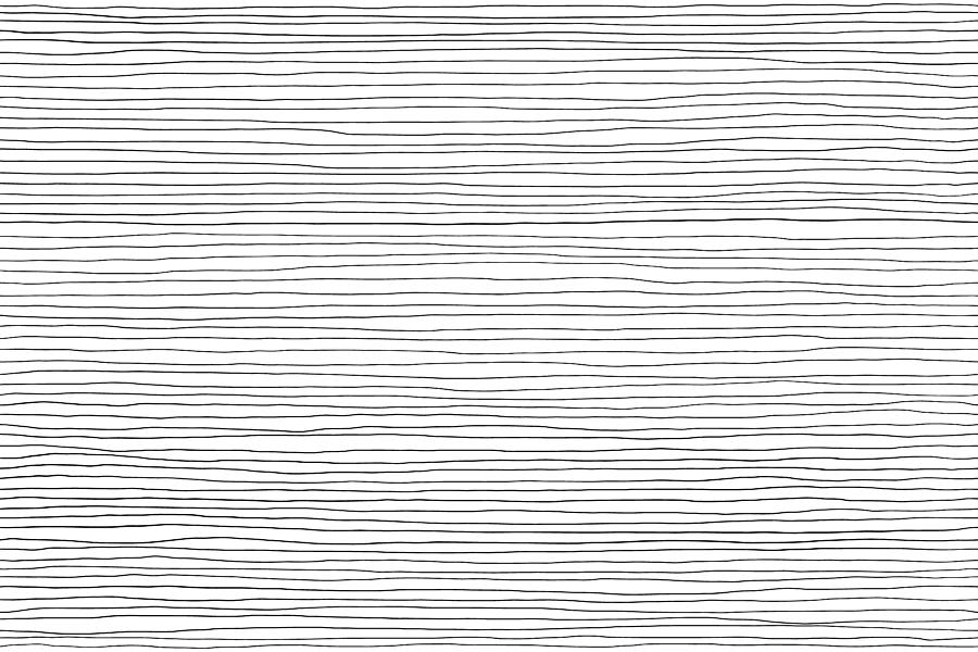 Seamless pattern of black lines on white, hand drawn lines abstract background Drawing by Dimitris66
