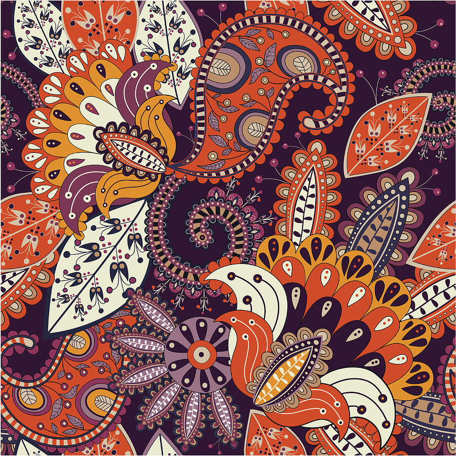 Seamless pattern Sunny flowers Drawing by Sunny_Lion