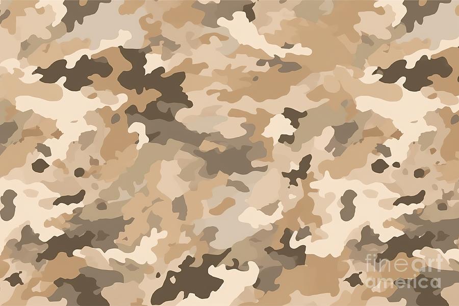 Seamless Rough Textured Military Hunting Paintball Camouflage
