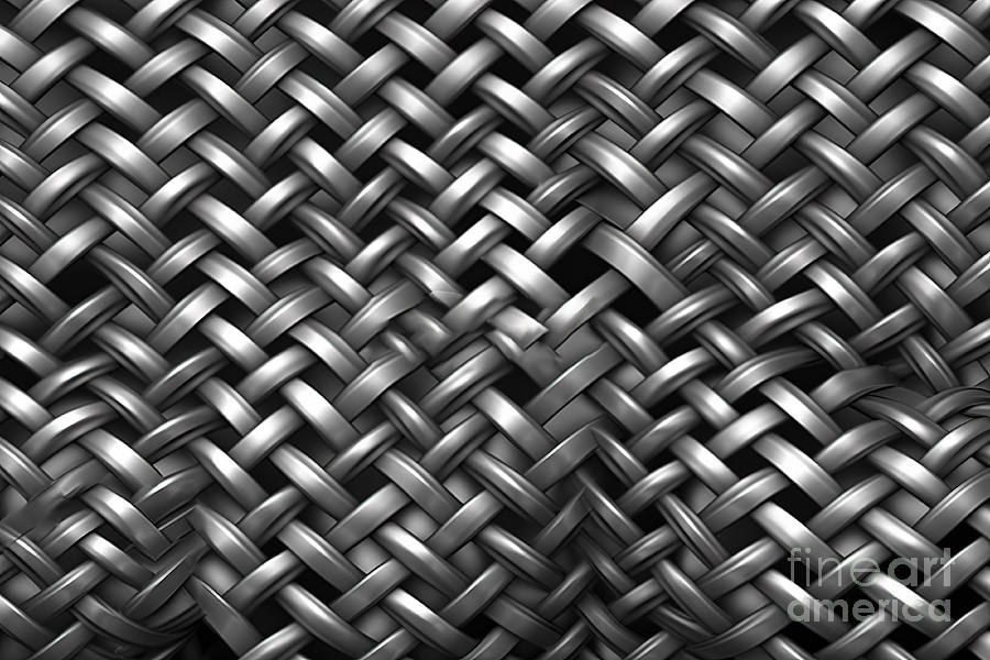Abstract Seamless Pattern With Texture Like As Metal Surface Or