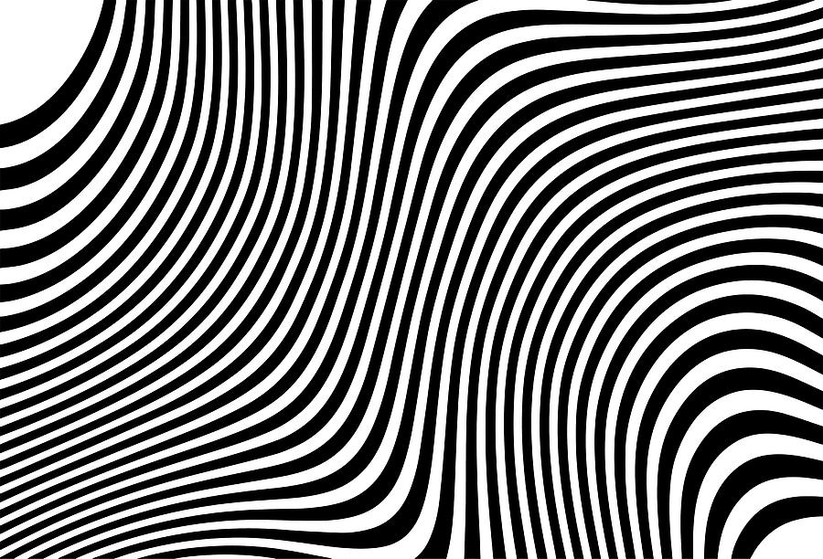 seamless zigzag Zebra pattern vector design Painting by Tony Rubino