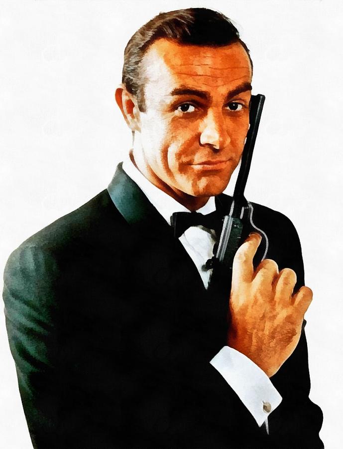 Sean Connery Digital Art by Albert Mule - Fine Art America