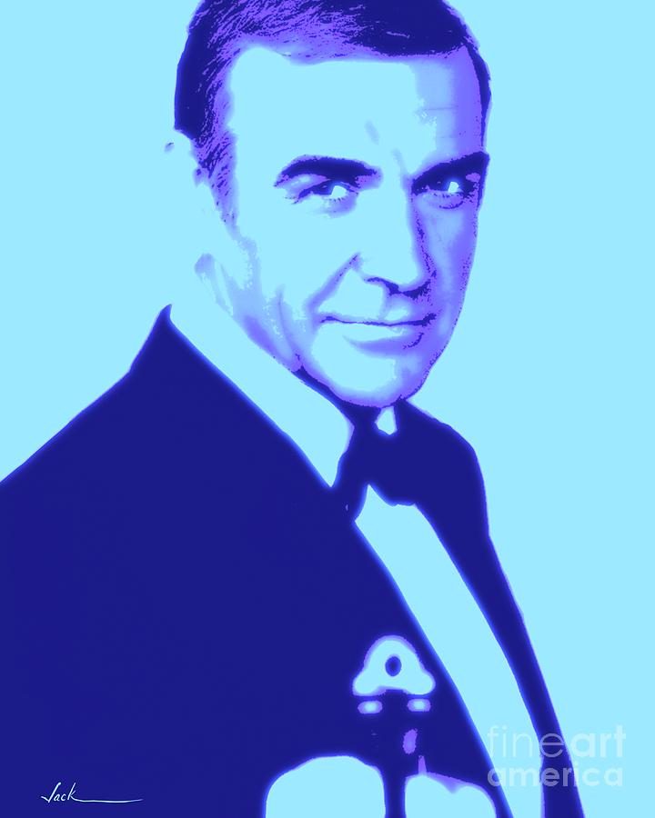 Connery Painting - Sean Connery by Jack Bunds Connery Painting - Sean Connery by Jack Bunds