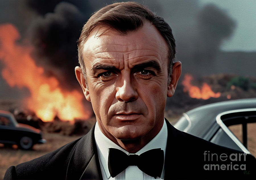 Sean Connery Painting by Pavel Lukashin - Fine Art America