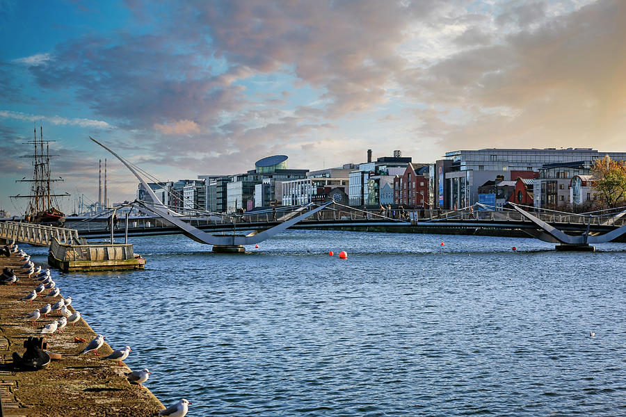 Sean OCasey bridge Dublin Photograph by Chris Smith
