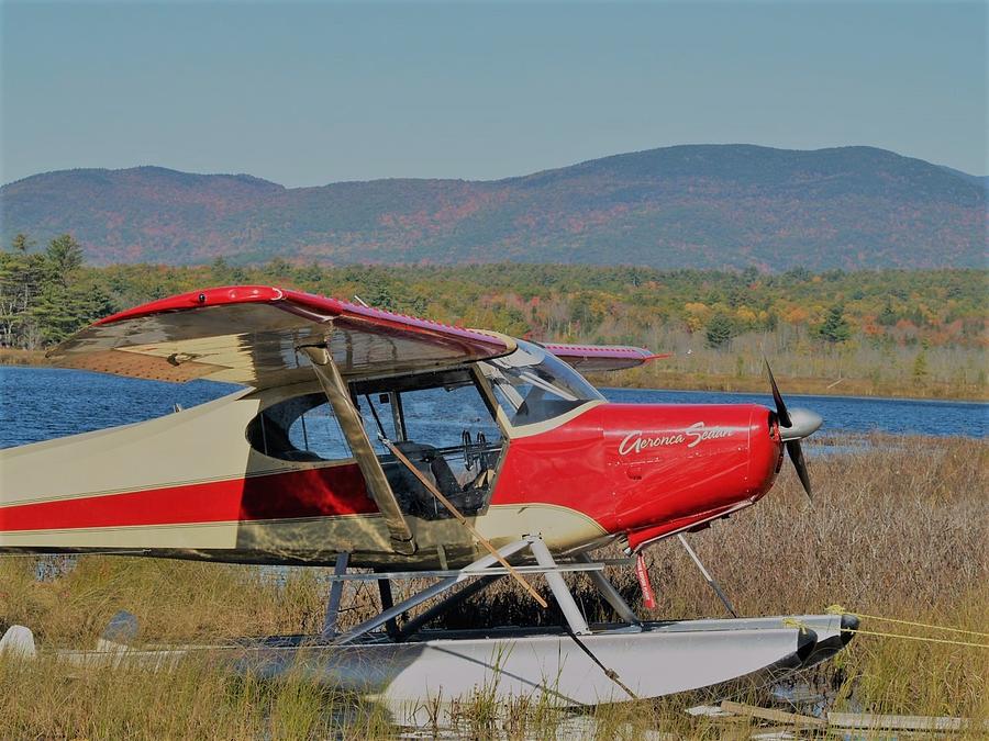 Seaplane Parked at the White Mountains, New Hampshire Photograph by Lisa Cuipa