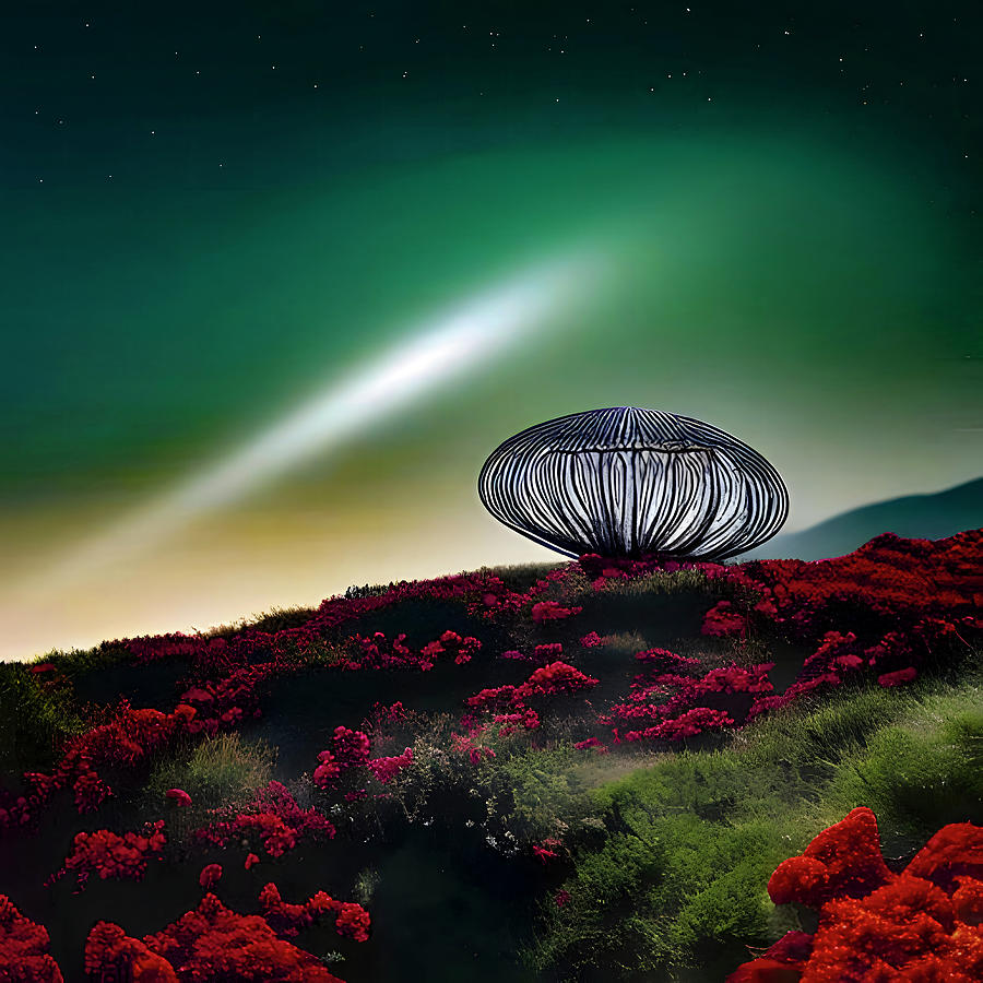 Searching for Aliens Digital Art by Steve Taylor