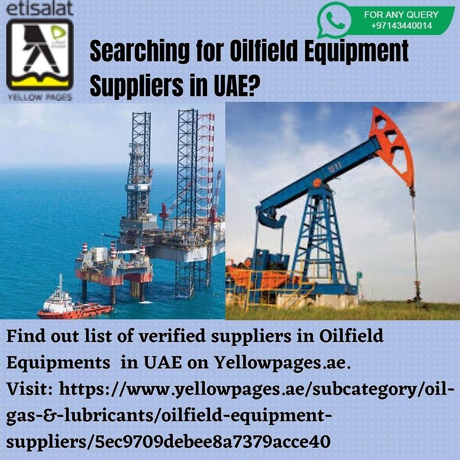 Searching For Oilfield Equipment Suppliers In Uae Digital Art By Etisalat Yellowpages