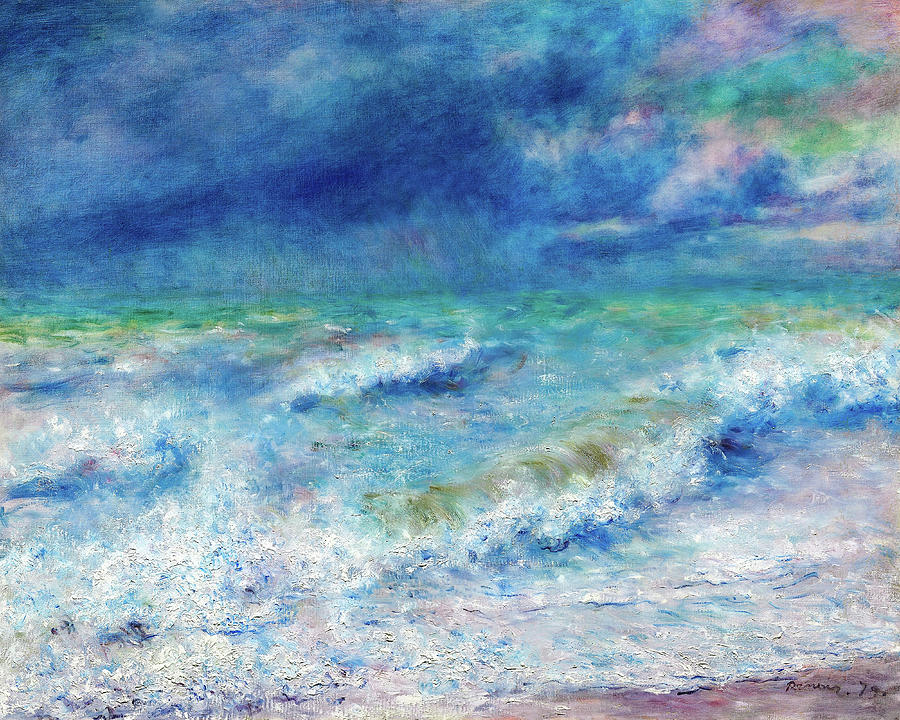Seascape 1897 Painting by Pierre-Auguste Renoir