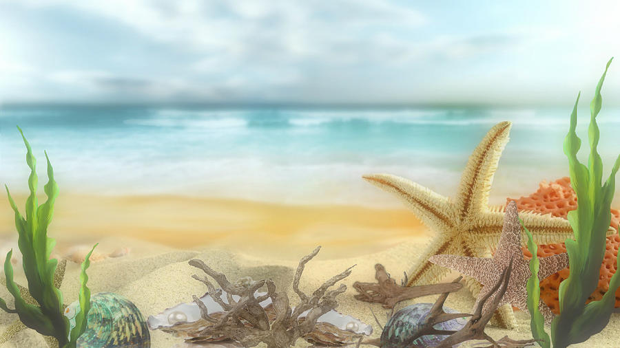 Ocean View Digital Art - Seascape beauty  by Nature Art
