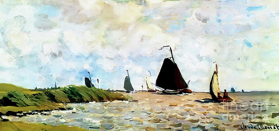 Seascape By Claude Monet 1871 Painting By Claude Monet - Pixels