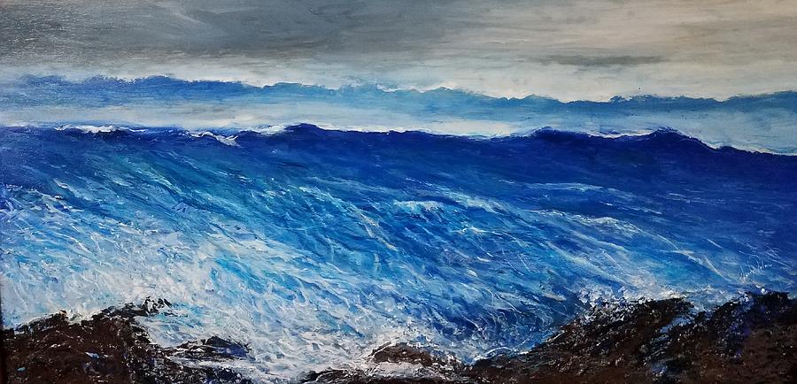 Seascape fantacy Painting by Larry Palmer Seascape fantacy Painting by Larry Palmer
