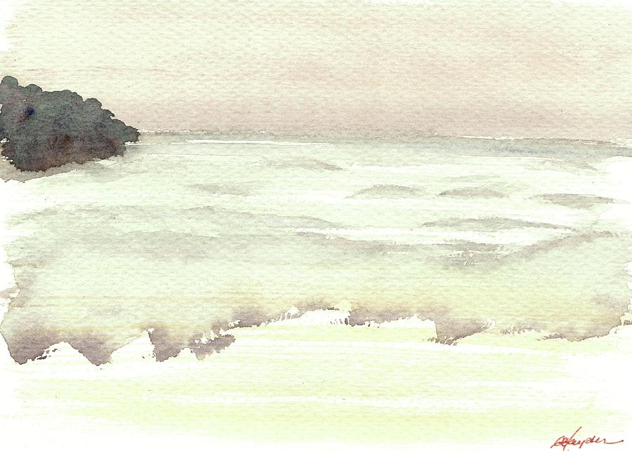 Seascape in Neutrals Painting by AList Art Gallery Seascape in Neutrals Painting by AList Art Gallery
