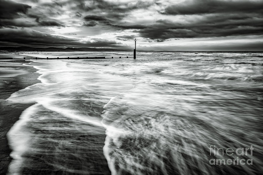 Seascape Rhyl Wales  Photograph by Adrian Evans