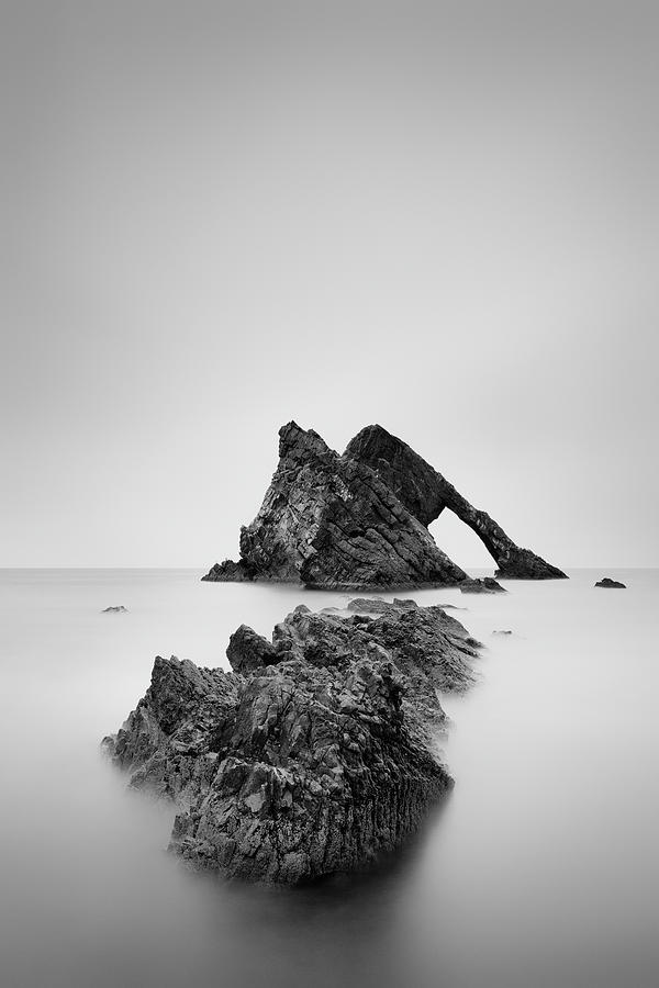 Seascape Rocks - Bow Fiddle Photograph by Grant Glendinning