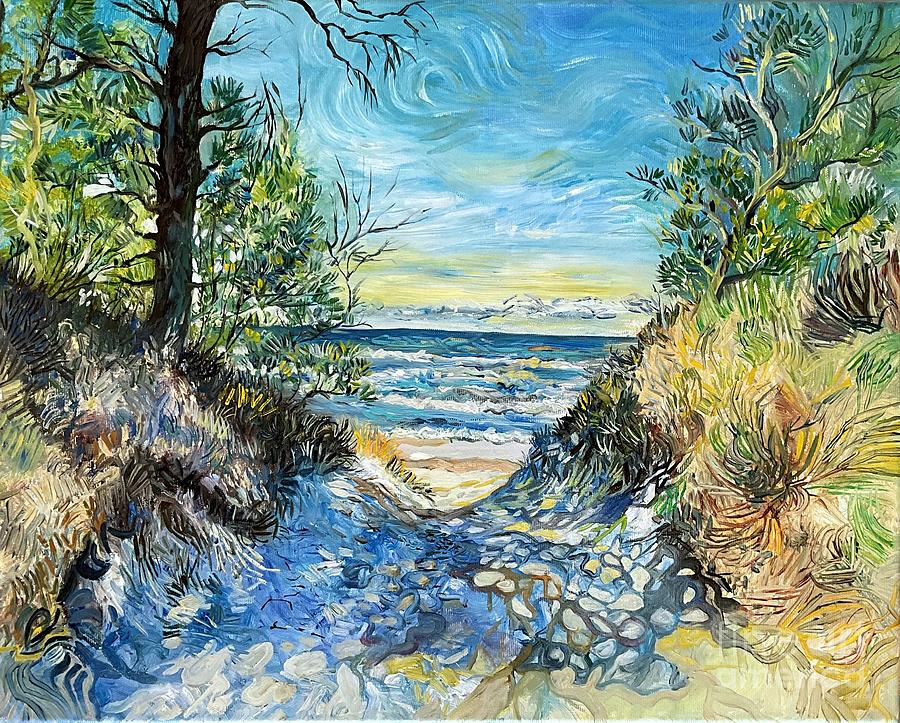 Holiday Painting - Seascape by Suzann Sines
