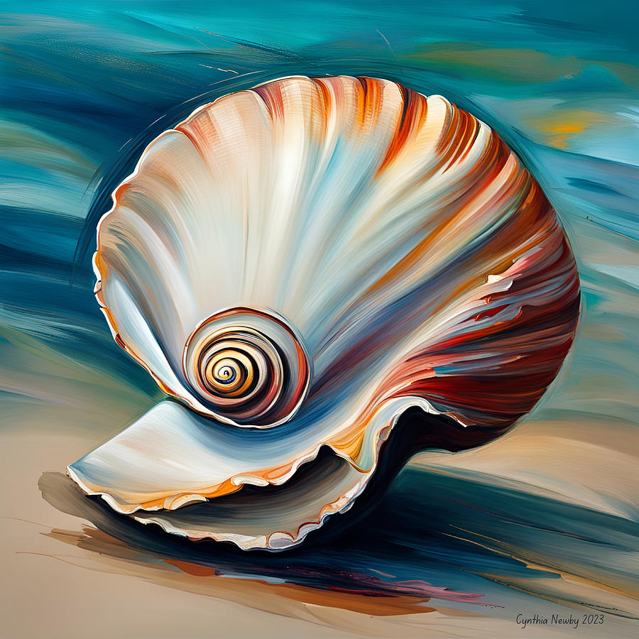 Seashell 2 Digital Art by Cindys Creative Corner