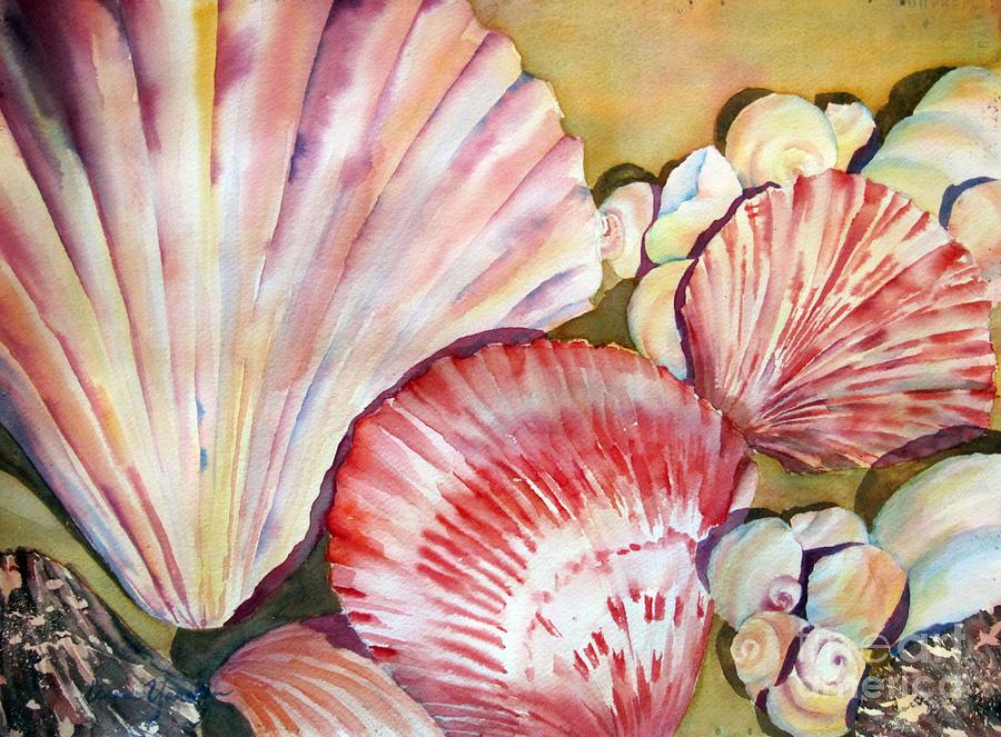 Seashells I Painting by Liana Yarckin