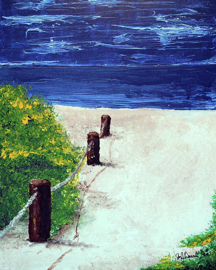 Seashore Painting by Michael Fencik