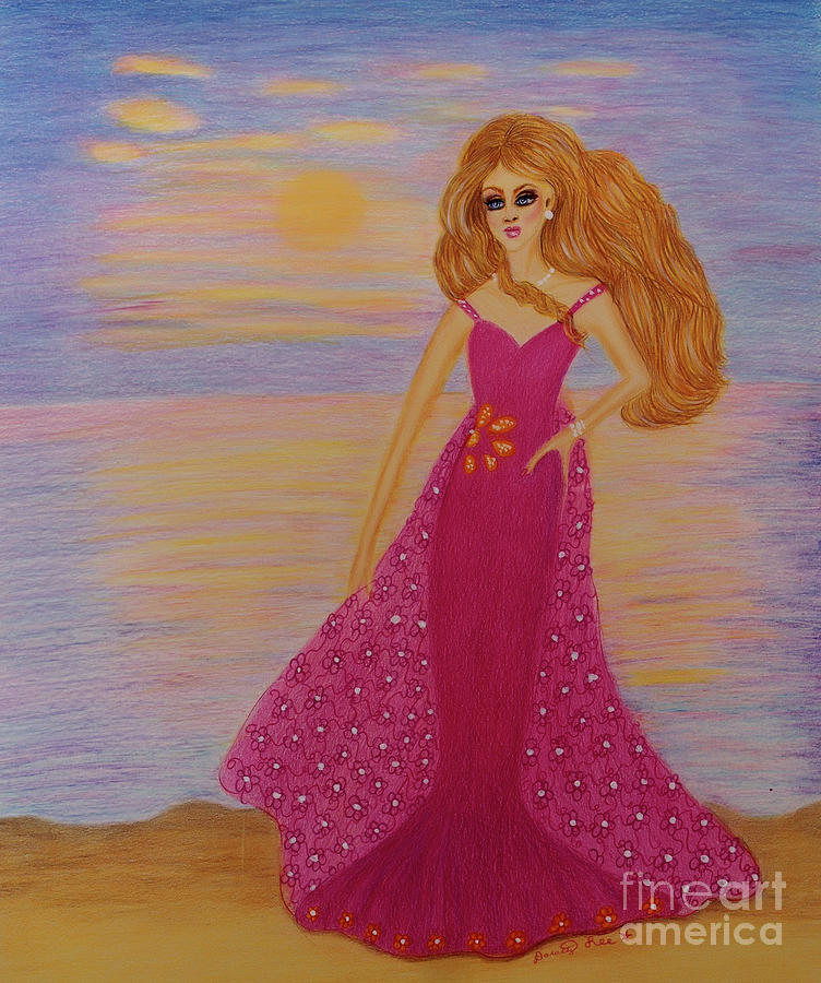 Seashore Queen Painting by Dorothy Lee