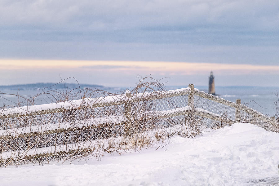 Seaside Fences Photograph by Jeff Sinon