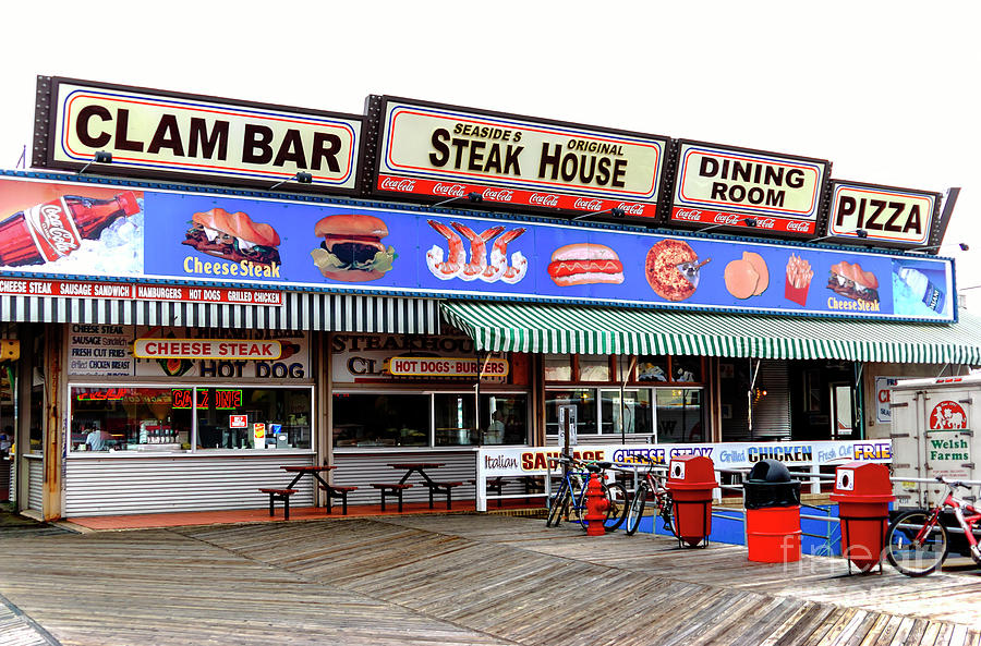 Seaside Heights Clam Bar 2006 In New Jersey Photograph By John Rizzuto