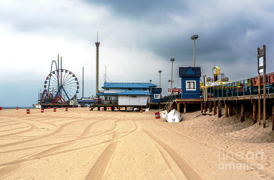 Seaside Heights Morning in New Jersey Photograph by John Rizzuto