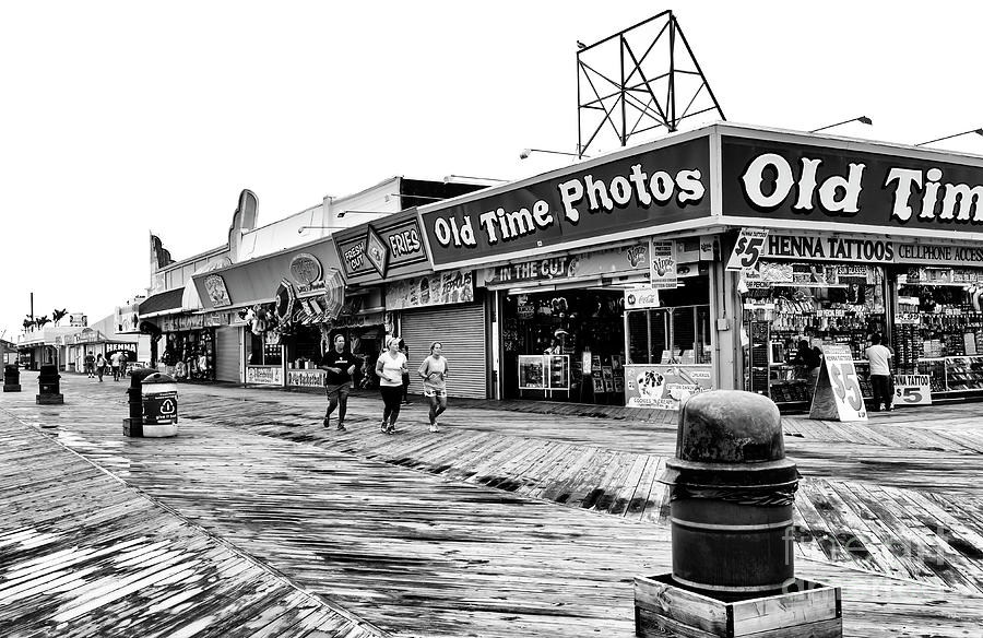 Seaside Heights Old Time Photos in New Jersey Photograph by John Rizzuto