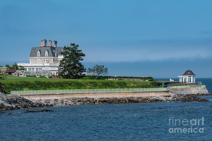 Seaside Mansion and Gazebo Photograph by Bob Phillips