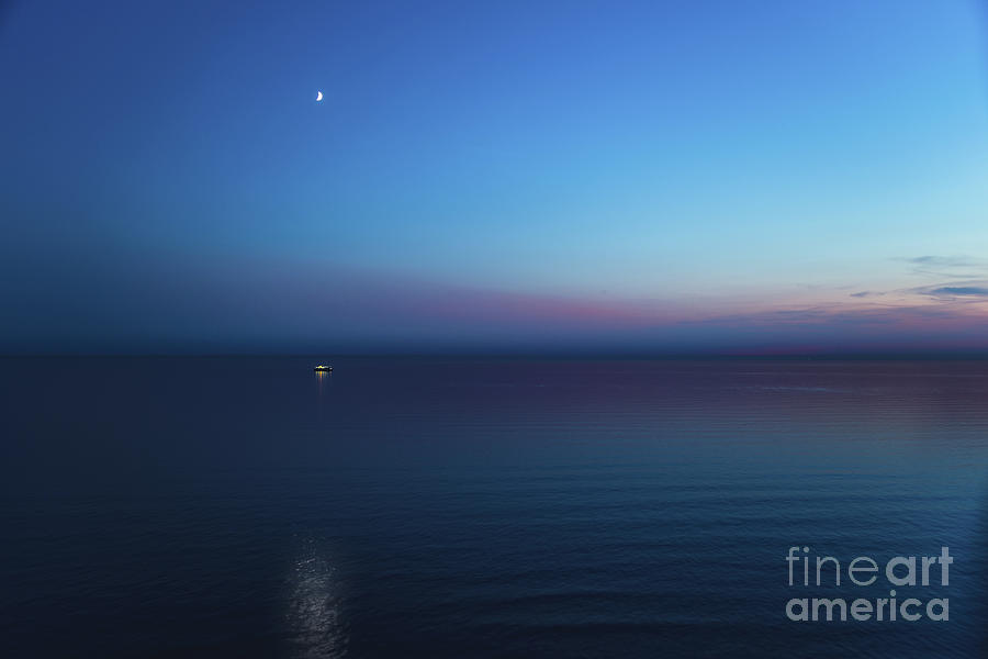 Seaside Moonlight Photograph by Tchaikovsky Photography - Fine Art America