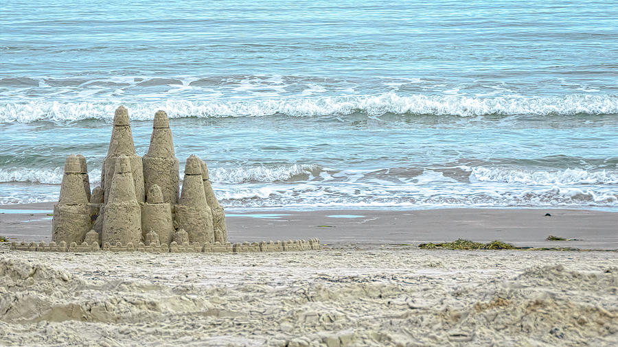 Seaside Sand Castle Photograph by Debra Martz