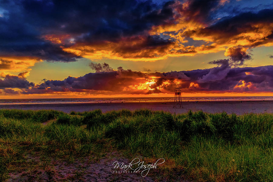 Seaside Sunset Photograph by Mark Joseph