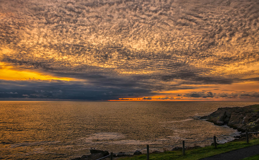 Seaside Sunset Photograph By Philip Kuntz   Fine Art America