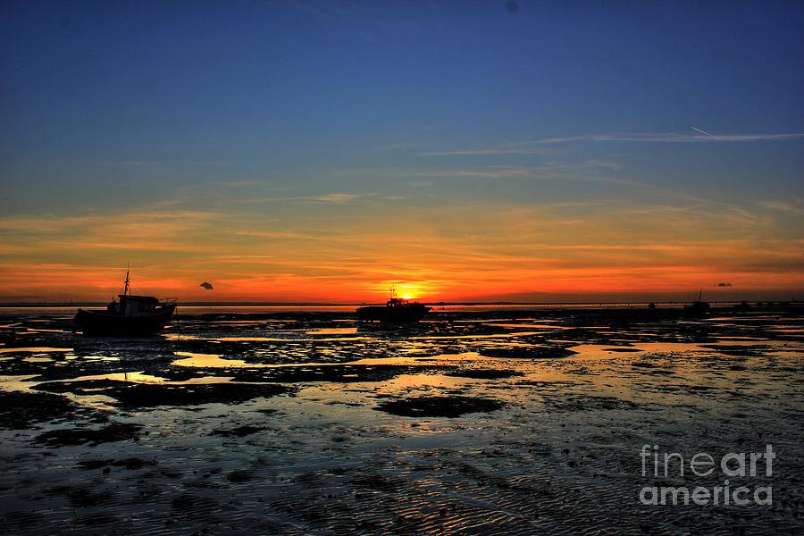 Seaside Sunset Photograph by Vicki Spindler