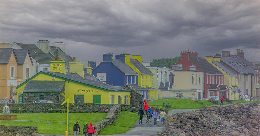 Seaside Town of Waterville, Ireland Photograph by Marcy Wielfaert