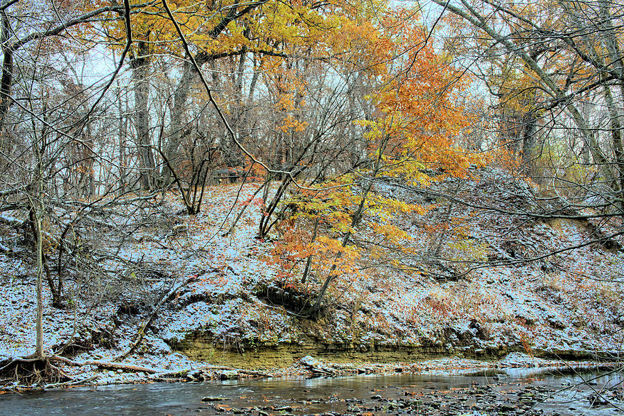 River Photograph - Seasonal Collisions by Bonfire Photography River Photograph - Seasonal Collisions by Bonfire Photography