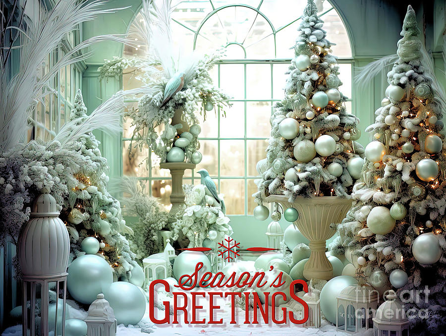 Seasons Greetings  Digital Art by Elaine Manley