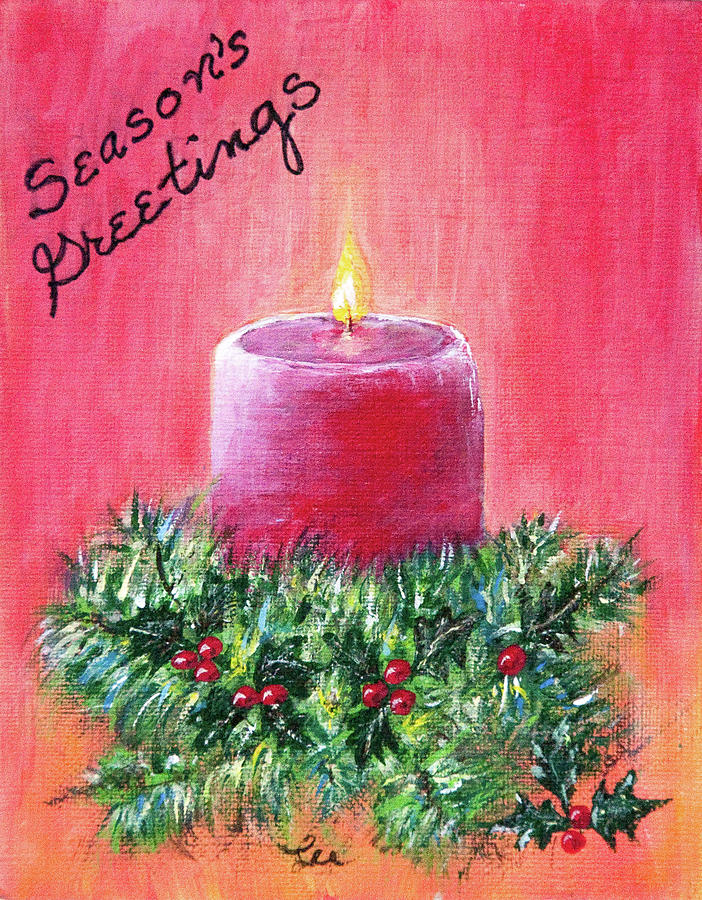 Seasons Greetings Painting by Lee Beuther