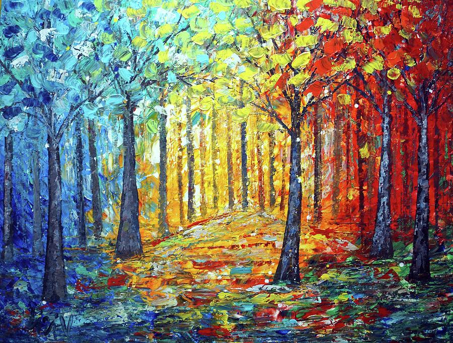 Seasons Painting by Luiza Vizoli - Pixels