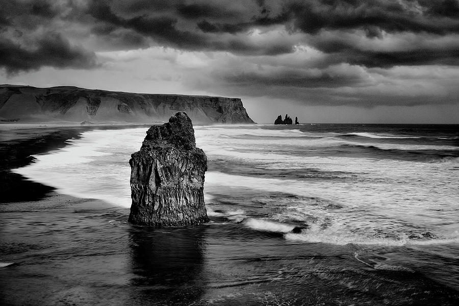 SeaStack in Iceland Photograph by Jon Glaser
