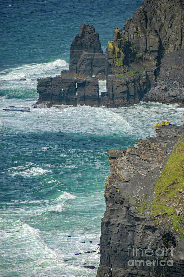 Nature Photograph - Seastacks on Irelands West Coast by Nancy Gleason
