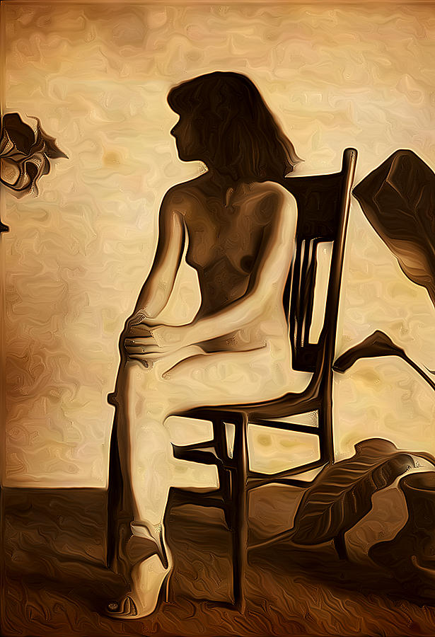Seated Nude Photograph by Jim Painter