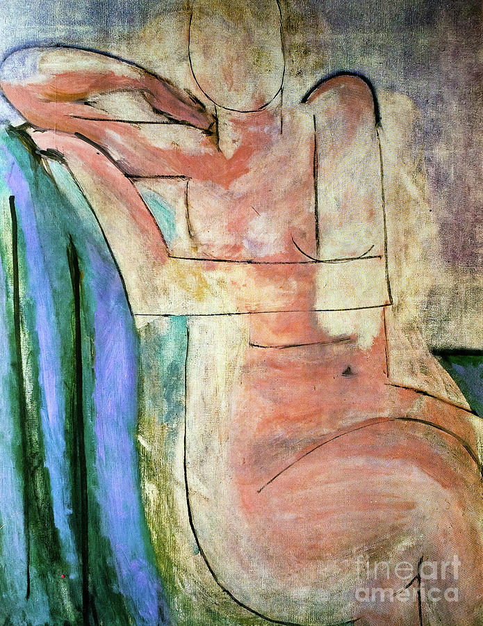 Seated Pink Nude by Henri Matisse 1935 Painting by Henri Matisse